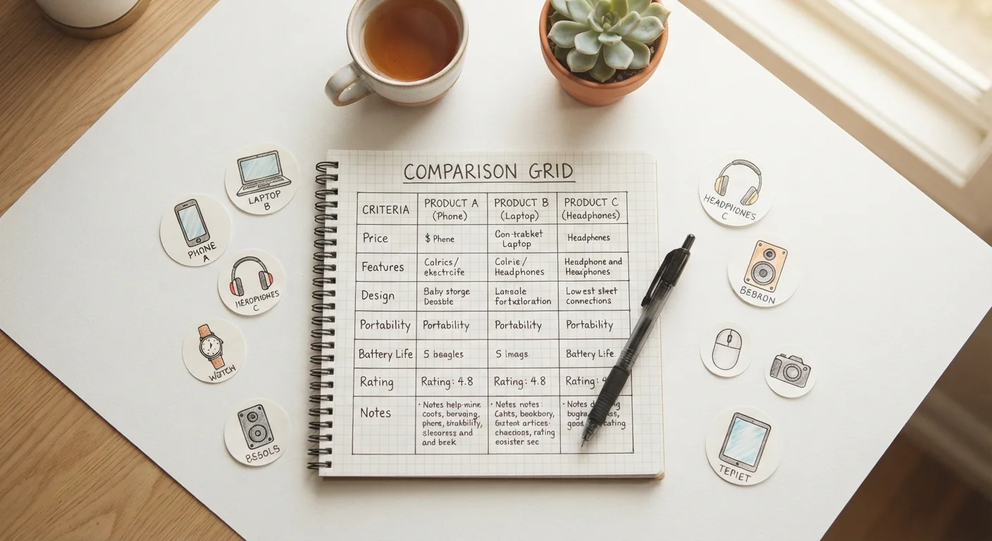 Comparing Products Across Categories: A Complete Guide for First-Time Buyers