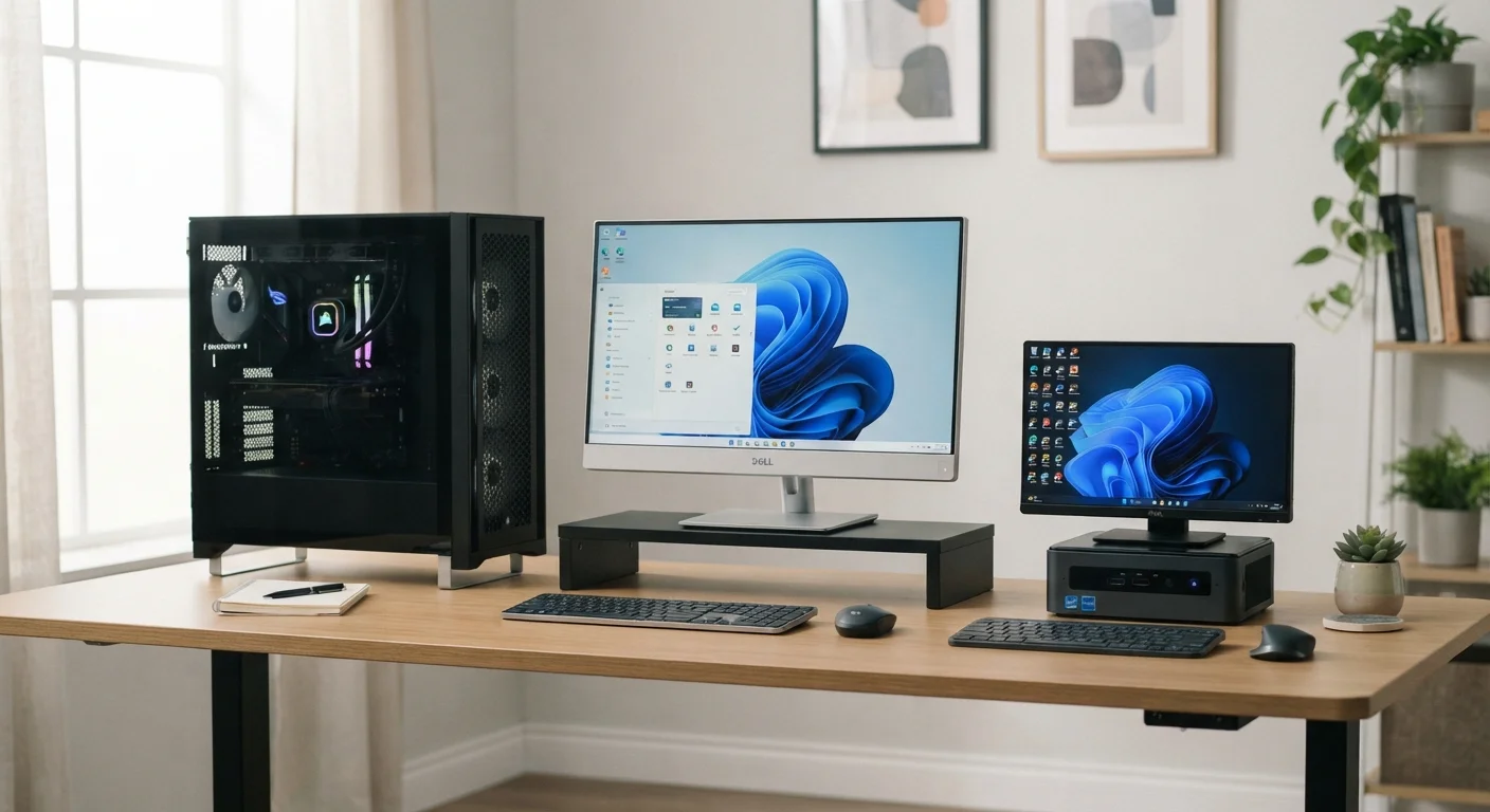 Desktop Computers Explained: Towers, All-in-Ones, and Mini PCs Compared