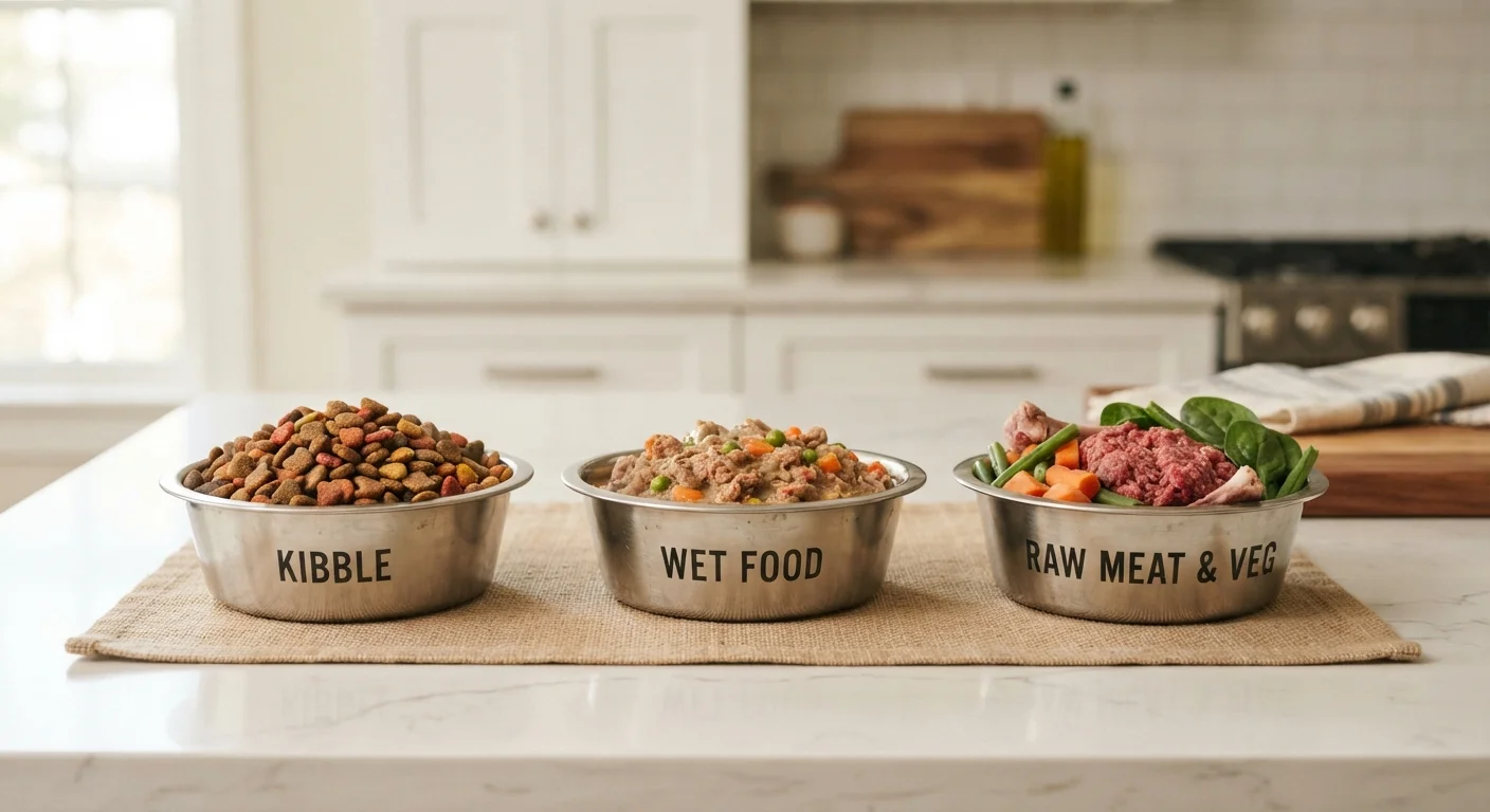 Dry Food, Wet Food, or Raw? How Each Feeding Approach Differs