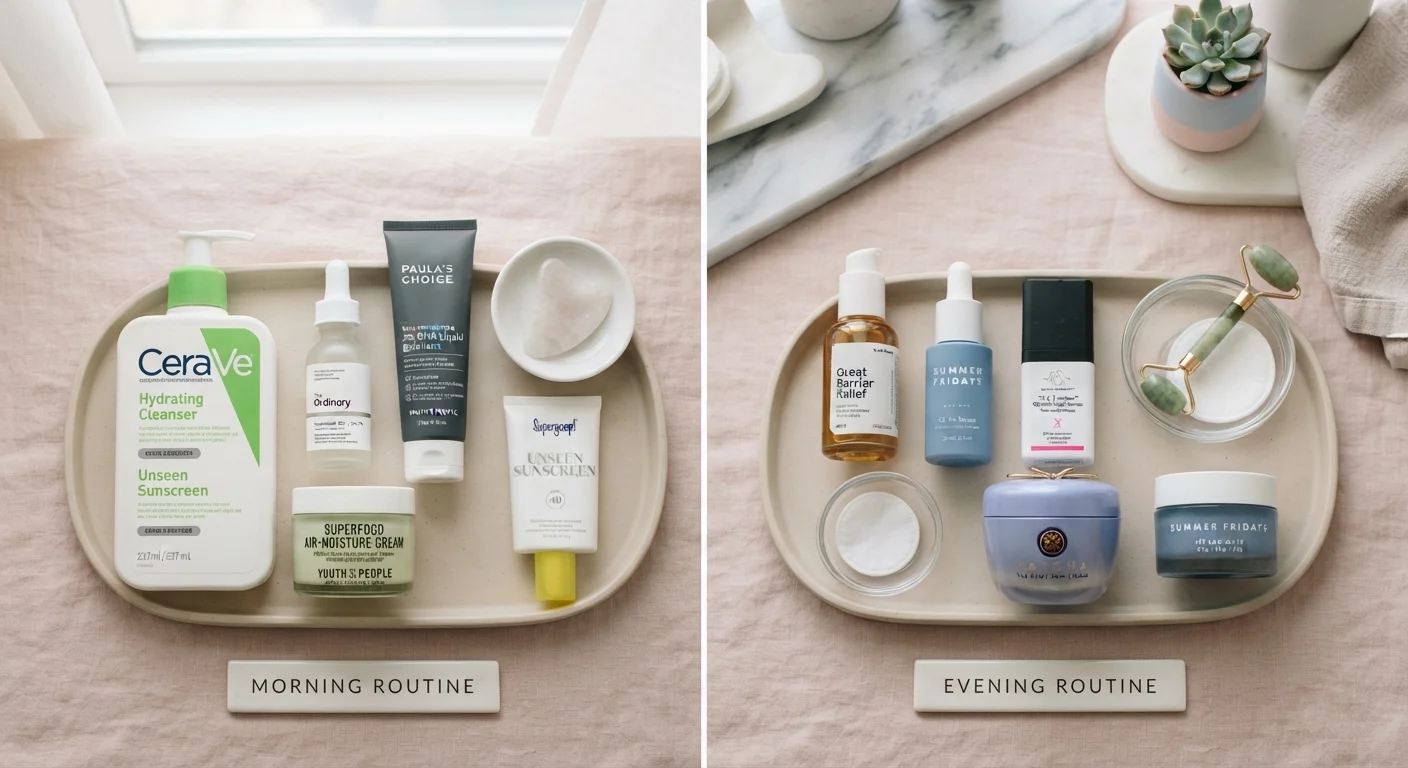 Morning vs. Evening Skincare: Why the Two Routines Serve Different Goals
