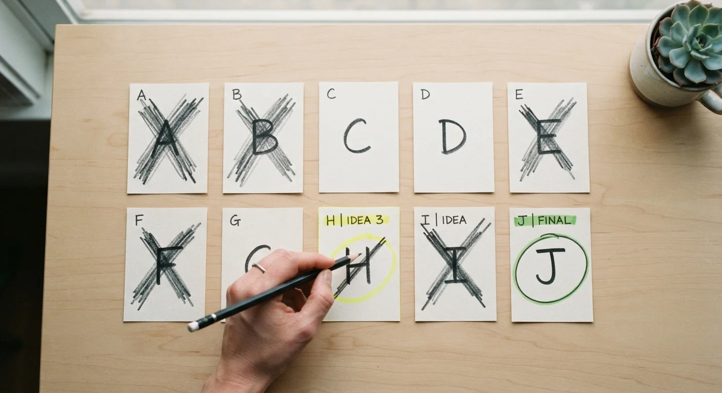 Narrowing Down a Shortlist: Practical Ways to Cut From Ten Options to Two