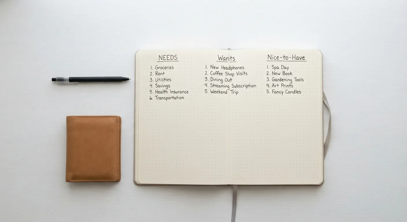Need vs. Want vs. Nice-to-Have: A Framework for Smarter Spending