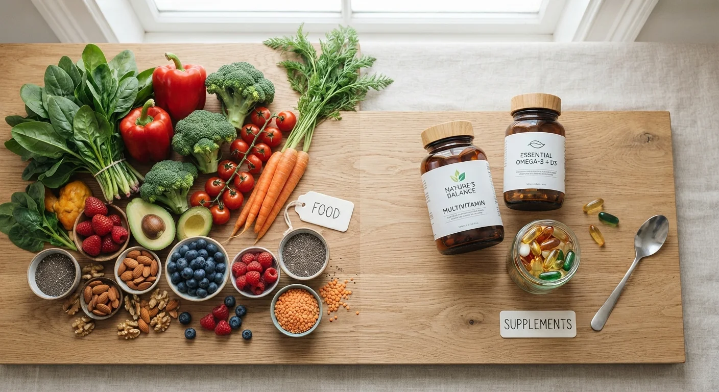 Nutrition from Whole Foods vs. Supplements: What the Evidence Says