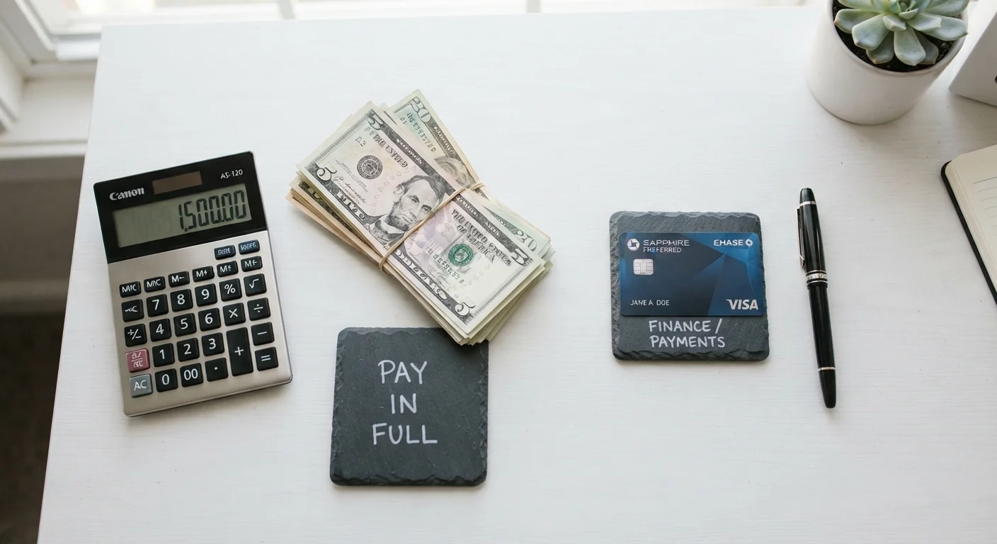 Paying in Full vs. Financing a Purchase: What the Numbers Actually Look Like