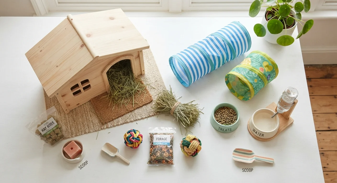 Small Pet, Big Setup: Supplies for Rabbits, Guinea Pigs, and Hamsters